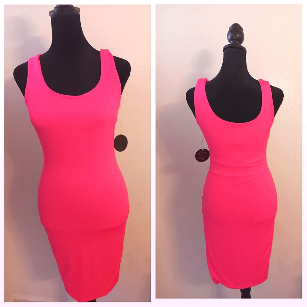 POP of hot pink fab dress